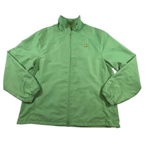 Magnolia Lane Jackets & Blazers - Masters Golf Magnolia Lane green full zip windbreaker jacket Women’s Sz M